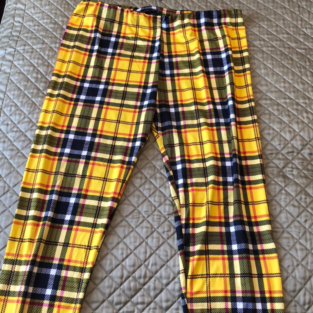 Plaid Leggings